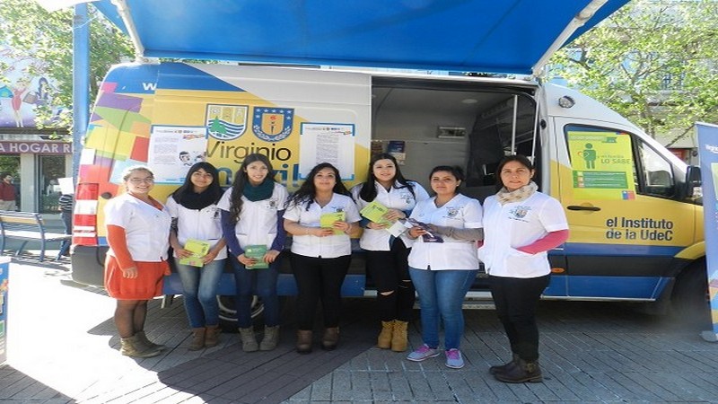 Alumnas de Téc. en Enfermería en  campaña de donación de órganos