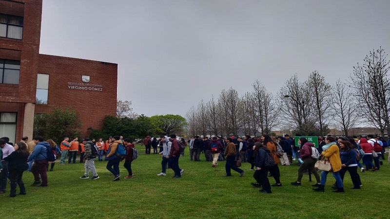 Sede Chillán se unió a simulacro de terremoto y tsunami en la Región de Ñuble