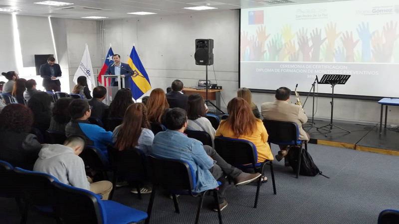 En IPVG sede Concepción se realizó Ceremonia de Certificación de Monitores Preventivos