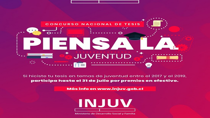 El Instituto Nacional de la Juventud invita a participar en Concurso Nacional de Tesis 2020