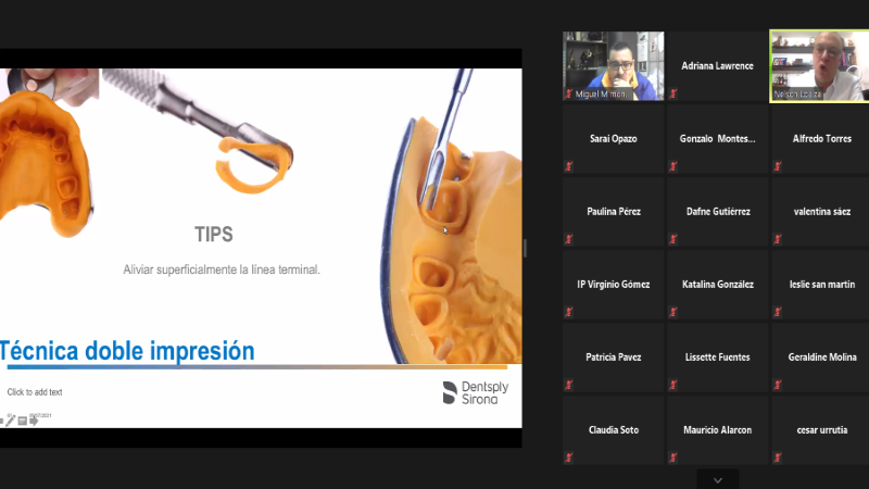 Carrera de TNS Laboratorista Dental realizó charla para “Toma de Impresiones Exitosas”