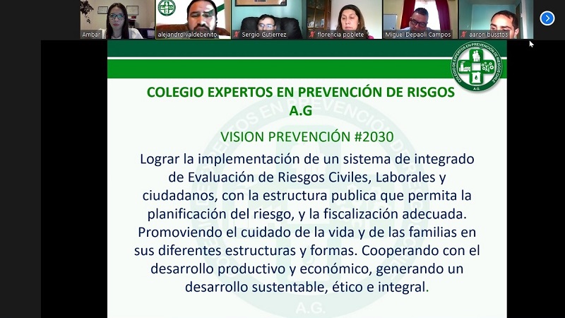 Área de Prevención de Riesgos organizó charla sobre el rol del profesional experto"