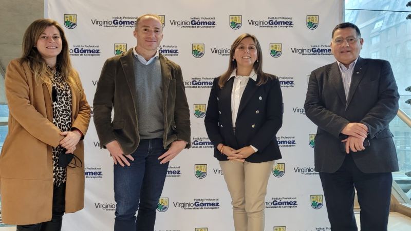 Senador Sebastián Keitel visitó sede Concepción del Instituto Profesional Virginio Gómez