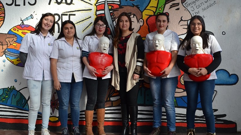 Alumnos dictaron talleres de salud en escuelas municipales del Gran Concepción