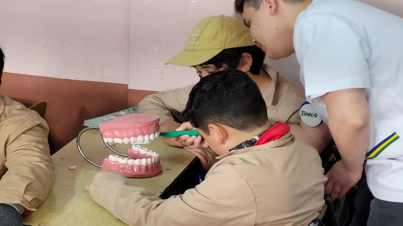Carrera de TNS Higienista Dental realizó jornada de salud bucal en Colegio  Queen Elizabeth