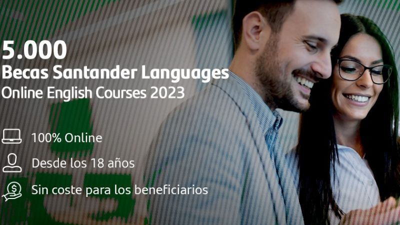 Postula a las becas de inglés de Banco Santander y British Council hasta el 13 de abril