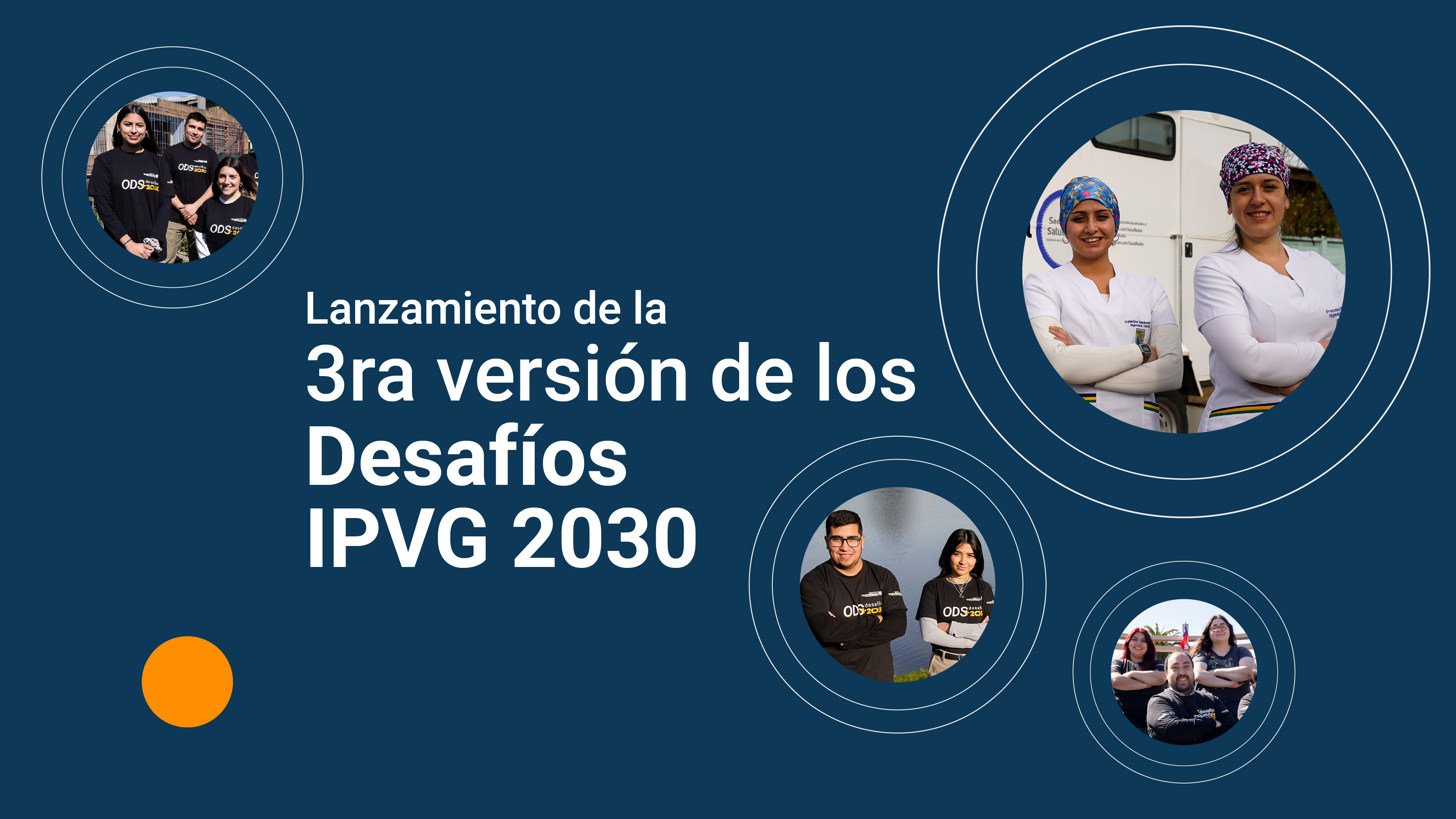 Cerca de mil estudiantes participarán de la 3ra versión del Concurso Desafíos IPVG 2030