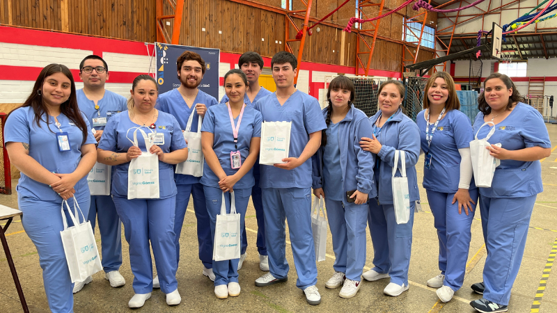 IPVG, ONG Educando en red y UCSC realizaron 1as olimpiadas de enfermería para establecimientos TP de Ñuble