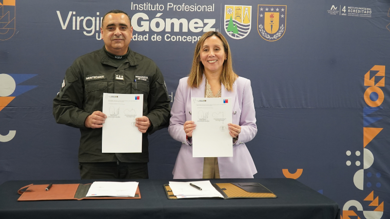 IP Virginio Gómez y Gendarmería de Chile renuevan convenio de trabajo conjunto