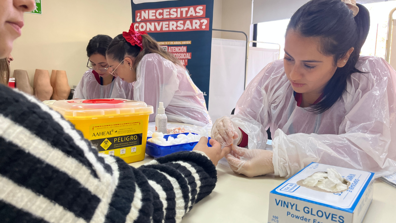 Sede Chillán: Seremi de Salud e INJUV Ñuble realizaron exitoso operativo de Test rápido de VIH