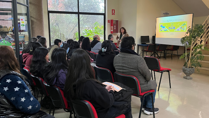 Sede Chillán: Departamento de Biblioteca organizó charla para conmemorar el Día del Patrimonio