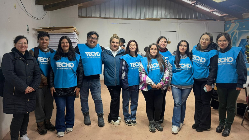 Estudiantes IPVG contribuyeron al levantamiento Del Mapa Comunitario Biobío de Techo Chile