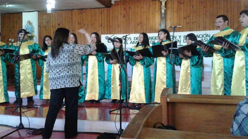 Coro Gospel del Virginio Gómez participó en encuentro coral en Talcahuano