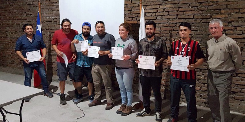 Estudiantes de Técnico en Construcción participaron en Curso Internacional de Formación de Carpinteros