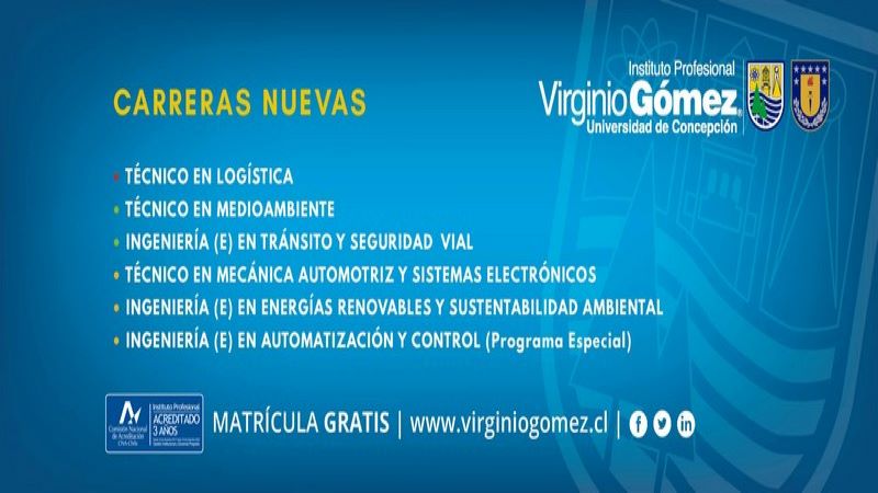 Instituto Profesional Virginio Gómez apuesta por carreras tecnológicas para este 2018