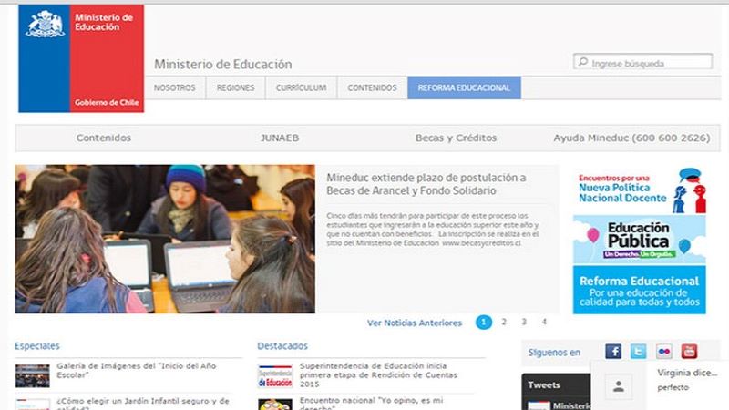 Mineduc extiende plazo de postulación a Becas de Arancel y Fondo Solidario