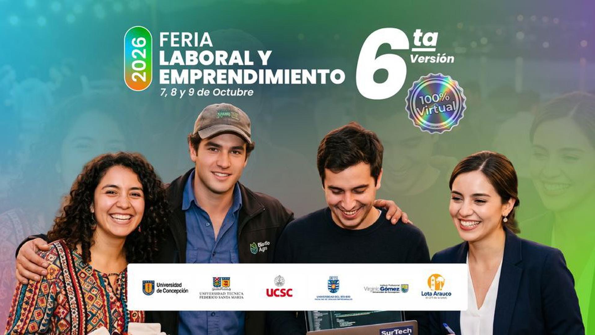 Feria Laboral y Emprendimiento 2026 conectará a estudiantes, profesionales y empresas con oportunidades de empleo y emprendimiento