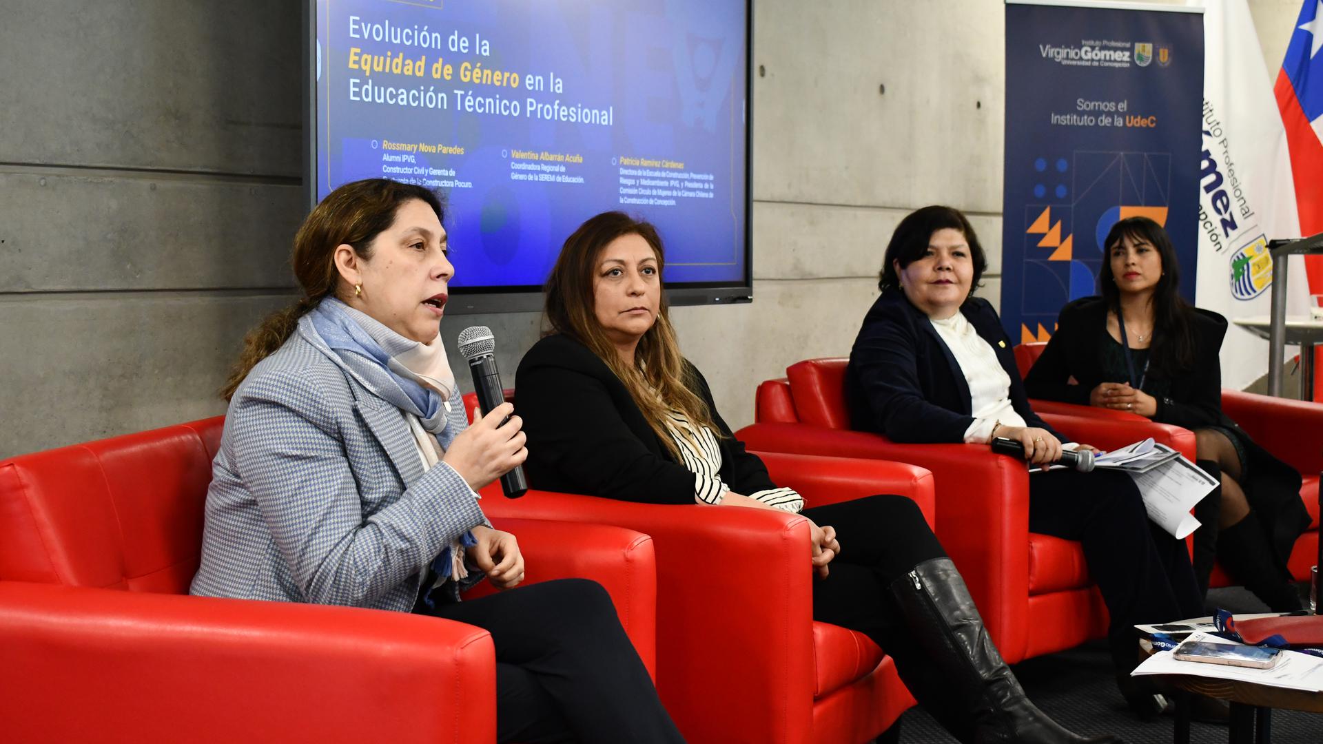 Conversatorio sobre Equidad de Género en la Educación Técnico Profesional reunió a la comunidad del Instituto Profesional Virginio Gómez