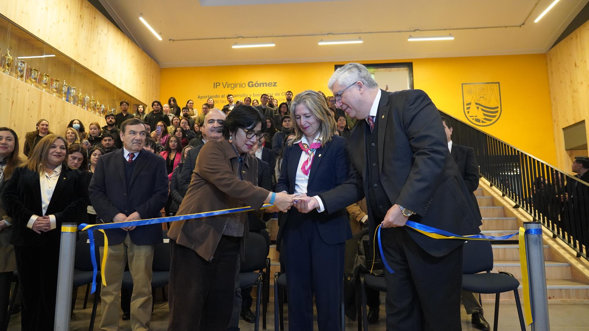 Instituto Profesional Virginio Gómez inaugura nueva Zona Encuentro en sede Concepción