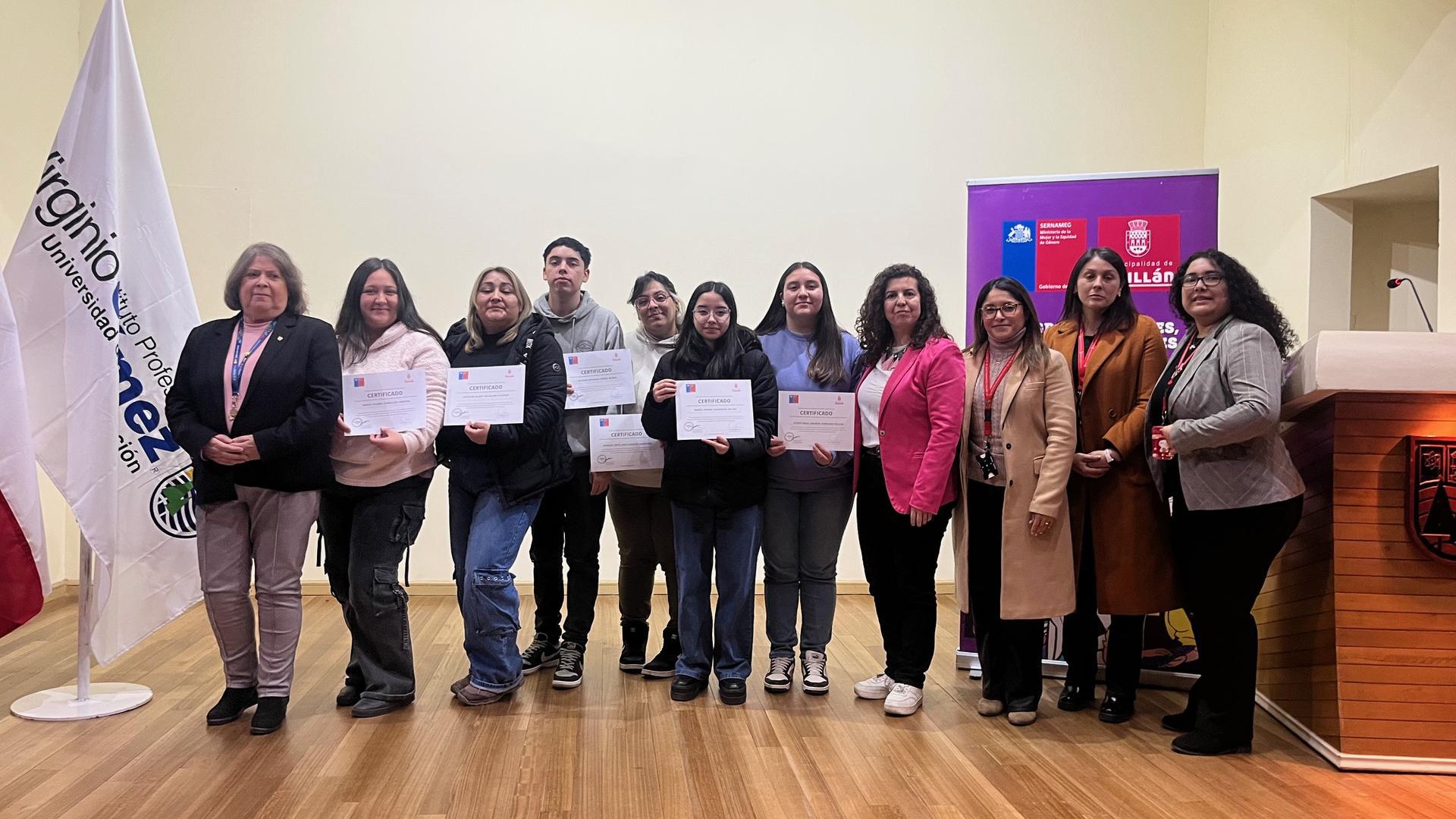 Estudiantes de Enfermería del IPVG Chillán reciben certificación en curso sobre Derechos Sexuales y Reproductivos